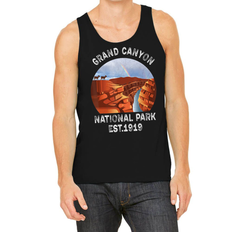 Grand Canyon National Park Arizona Vintage Retro 70s 80 Tank Top | Artistshot