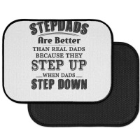 Stepdads Are Betters Than Real Dad Step Down Funny Gifts Rear Car Mat | Artistshot