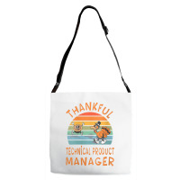 Womens Technical Product Manager Job Funny Thanksgiving V Neck T Shirt Adjustable Strap Totes | Artistshot