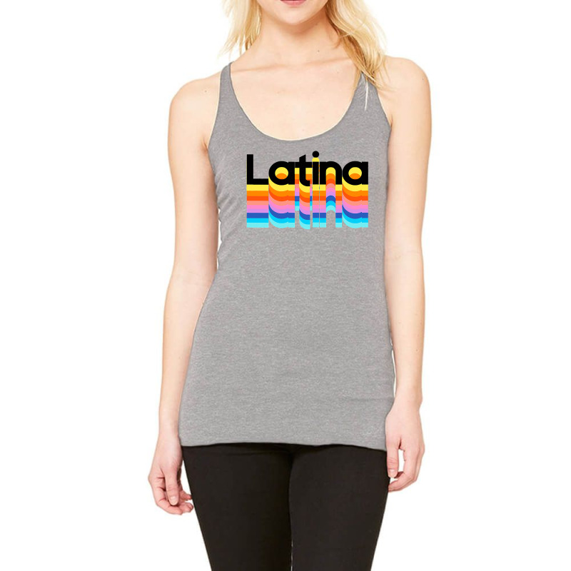 Womens Womens Latina Latinx Colorful Trendy 2019 Gift Racerback Tank by AlejandroArtist | Artistshot