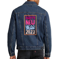 Happy New Year 2023, Happy Party 2023 Men Denim Jacket | Artistshot