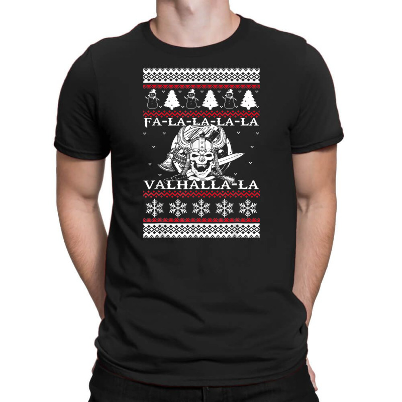 Fa-la-la-la-la Ugly Xmas Sweater Santa Hat Xmas 2022 T-shirt | Artistshot