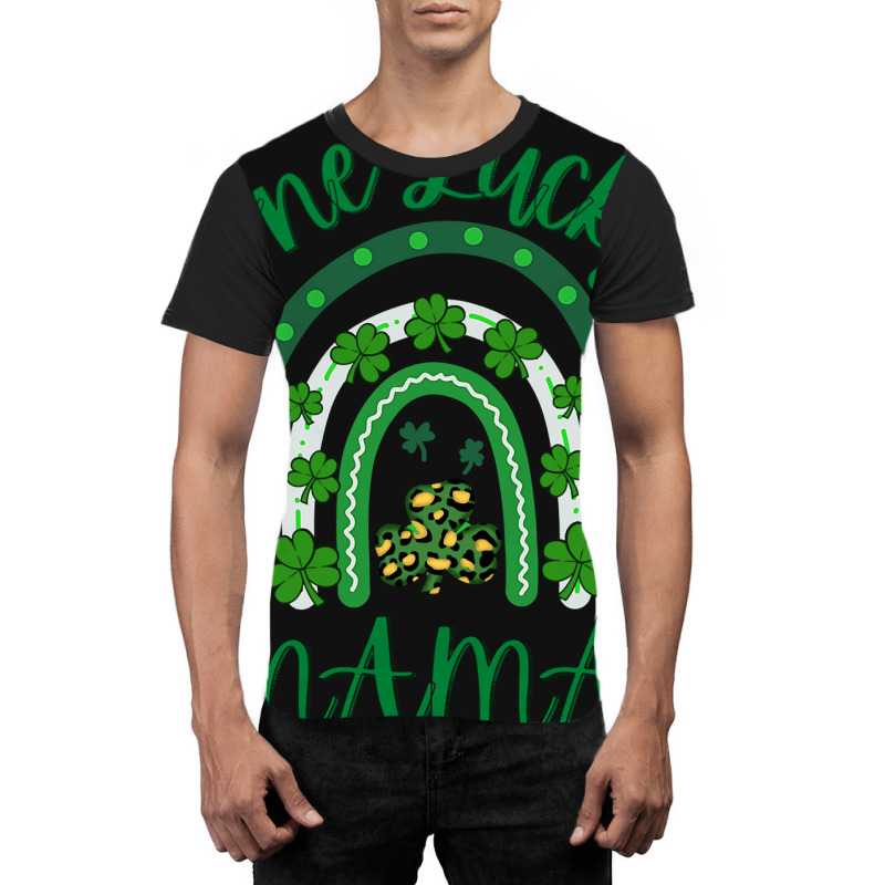 Trending One Lucky Mama T-shirt, Lucky Irish St. Patrick's Day T-shirt Graphic T-shirt by yumgaugeteuda | Artistshot