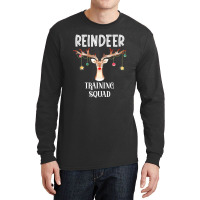 Reindeer Training Squad Funny Christmas Matching Family Long Sleeve Shirts | Artistshot