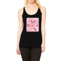 Japanese Strawberry Milk Shake Anime Pink Kawaii Aesthetic Axolotl Mat Racerback Tank | Artistshot