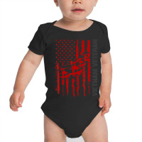 Hot Trend Flag Helicopter Vietnam Veteran Baby Bodysuit | Artistshot