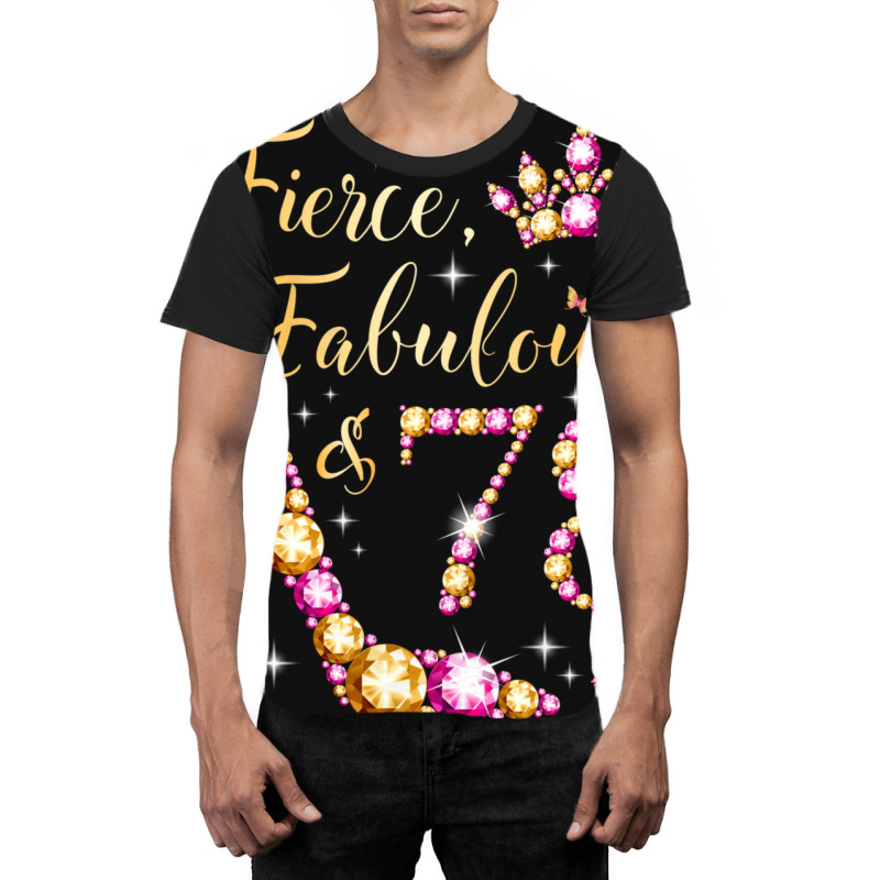 Hot Trend Fierce Fabulous & 78 Years Old Women 78th Birthday Party Graphic T-shirt by bummercaught | Artistshot