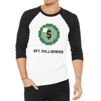 Nft Collector - Token, Investment 3/4 Sleeve Shirt | Artistshot