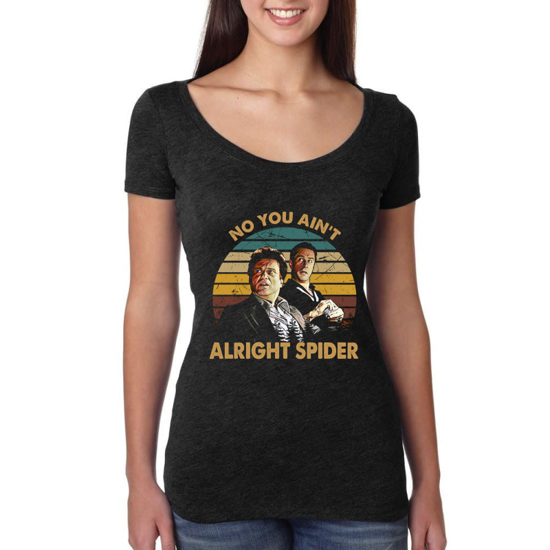 Joe Pesci Vintage Movie Alright Retro Women's Triblend Scoop T-shirt by Box Bingham | Artistshot