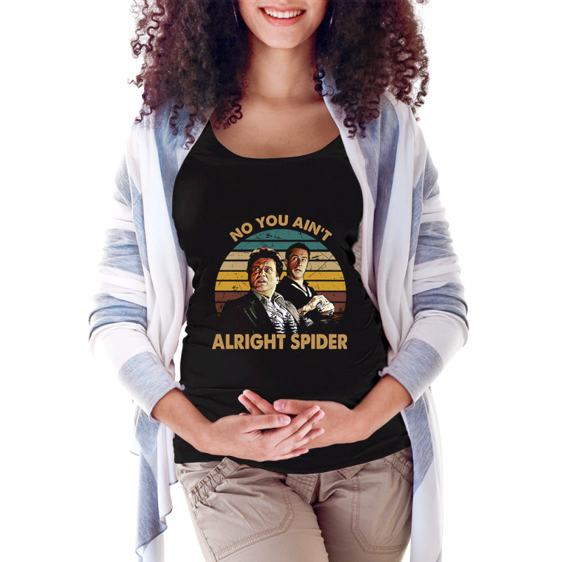 Joe Pesci Vintage Movie Alright Retro Maternity Scoop Neck T-shirt by Box Bingham | Artistshot