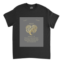 Christian Bible Verse Tree Of Life Revelation 27 2 Classic T-shirt | Artistshot