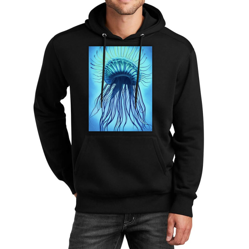 Jellyfish Artwork Marine Unisex Hoodie | Artistshot