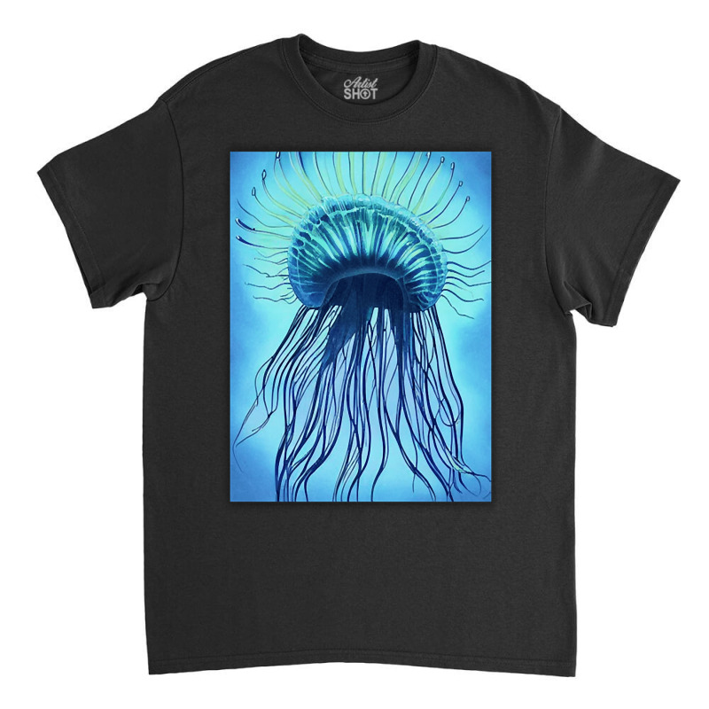 Jellyfish Artwork Marine Classic T-shirt | Artistshot