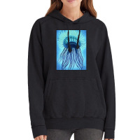 Jellyfish Artwork Marine Vintage Hoodie | Artistshot