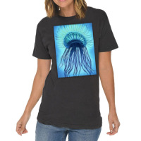 Jellyfish Artwork Marine Vintage T-shirt | Artistshot