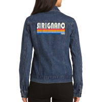 Retro Vintage 70s 80s Style Sirignano, Italy Ladies Denim Jacket | Artistshot