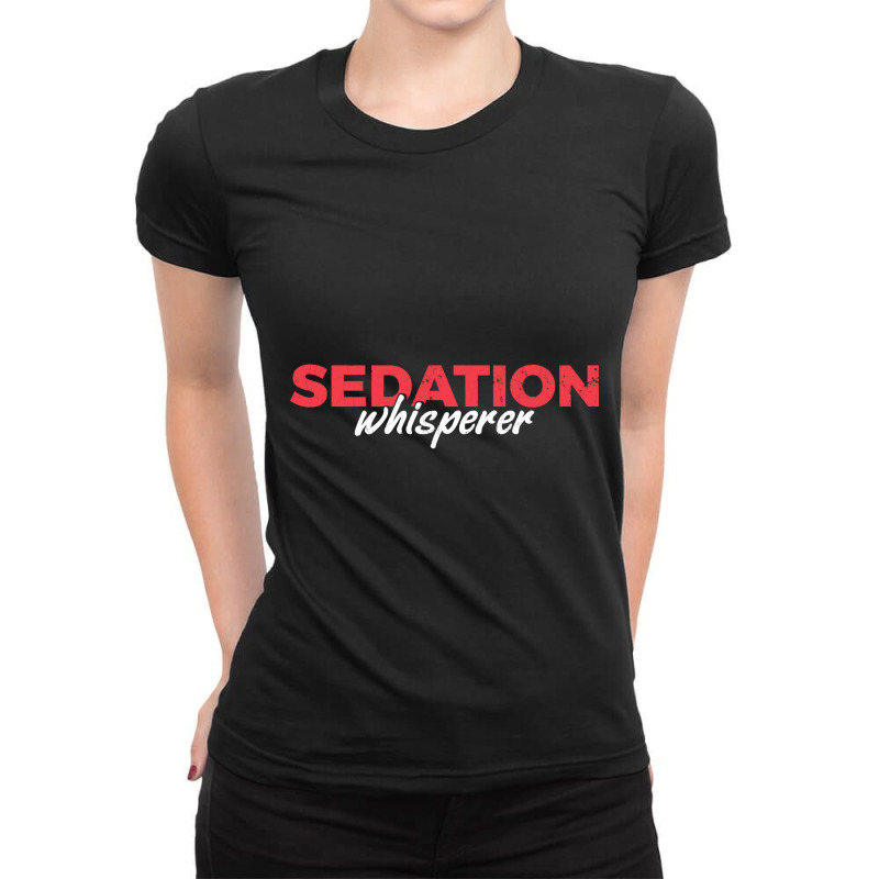 Anesthesiologist  Gift Propofol Anesthesiology Sedation Ladies Fitted T-Shirt by Siem90 | Artistshot