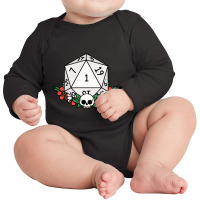 Critical Fail Long Sleeve Baby Bodysuit | Artistshot