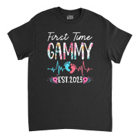 First Time Gammy 2023 Mothers Day Christmas Soon To Be Mom Classic T-shirt | Artistshot