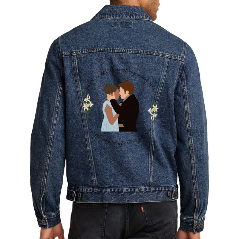 Anthony And Kate Bridgerton Men Denim Jacket by Gregory C Finn | Artistshot