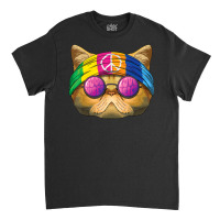 Hippie Exotic Shorthair Love Peace Sign 70s Hippie Cat Classic T-shirt | Artistshot