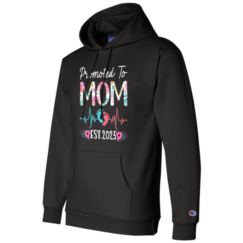 Promoted To Mom 2023 Mothers Day Christmas First Time Mom Champion Hoodie | Artistshot