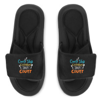 Cruise Ship Calories Don't Count T Shirt Slide Sandal | Artistshot