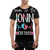 Soon To Be Nonni 2023 Mothers Day Christmas First Time Mom Graphic T-shirt | Artistshot