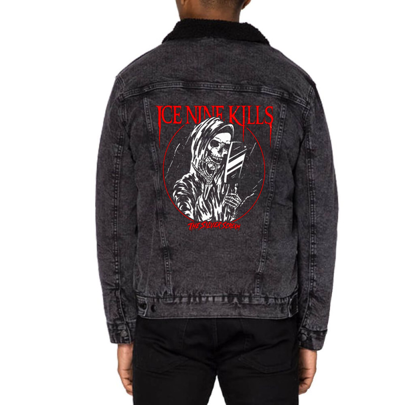 Ice Nine Kills The Silver Scream Unisex Sherpa-Lined Denim Jacket by MinaEmard | Artistshot