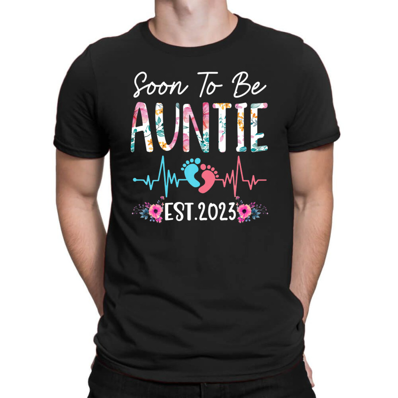 Soon To Be Auntie 2023 Mothers Day Christmas First Time Mom T-shirt | Artistshot