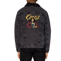 Kamala Unisex Sherpa-lined Denim Jacket | Artistshot