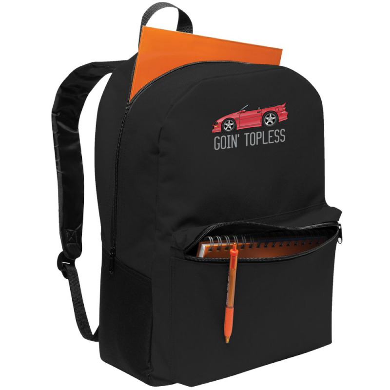 F1 Goin Topless Cayenne Red Backpack | Artistshot