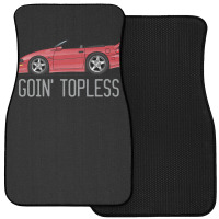 F1 Goin Topless Cayenne Red Front Car Mat | Artistshot