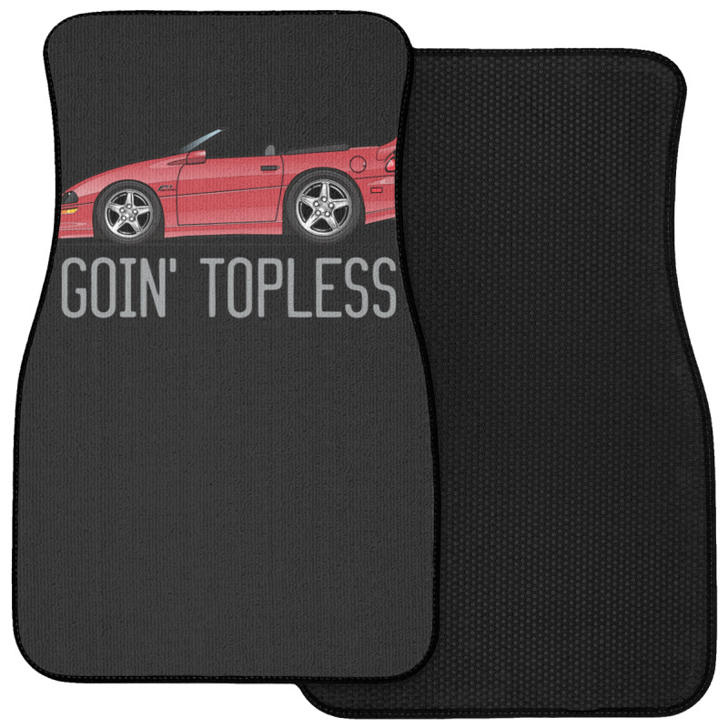 F1 Goin Topless Cayenne Red Front Car Mat | Artistshot