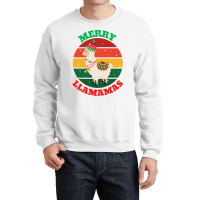 Trending Merry Llamamas-zmhjk Crewneck Sweatshirt | Artistshot