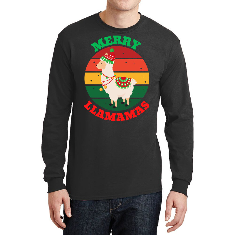 Trending Merry Llamamas-zmhjk Long Sleeve Shirts by seifertmurryq3jmxs | Artistshot