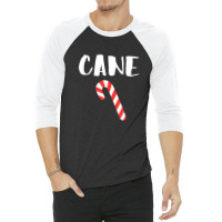 Matching Couples Christmas Candy Cane Funny Couple 3/4 Sleeve Shirt | Artistshot