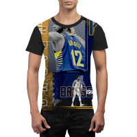 Oshae Brissett Basketball Paper Poster Pacers 2 Graphic T-shirt | Artistshot