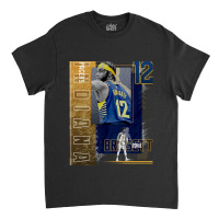 Oshae Brissett Basketball Paper Poster Pacers 2 Classic T-shirt | Artistshot