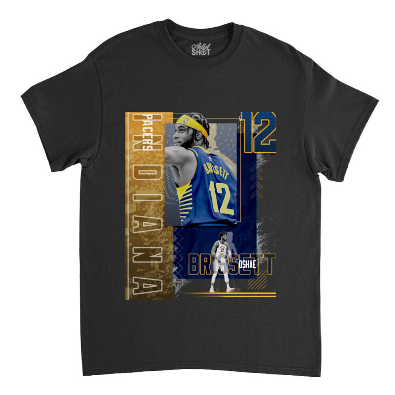 Oshae Brissett Basketball Paper Poster Pacers 2 Classic T-shirt | Artistshot