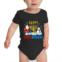 Happy Chrismukkah Merry Christmas Happy Hanukkah Baby Bodysuit | Artistshot