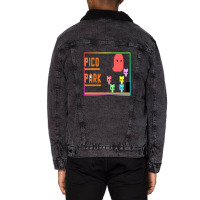 Pico Park Game Merch Boy Unisex Sherpa-lined Denim Jacket | Artistshot