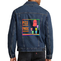 Pico Park Game Merch Boy Men Denim Jacket | Artistshot