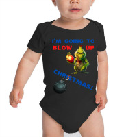 Grinch - Blow Up Christmas V2 Baby Bodysuit | Artistshot