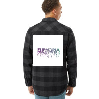 Euphoria Melting Title Gradient Poster Blue Flannel Shirt | Artistshot