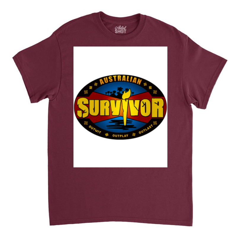 Australian Survivor Last Man Standing Poster Summer Classic T-shirt by nousiagoiog | Artistshot