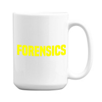 Trending Forensics Crime Investigator Detectives Policemen 15 Oz Coffee Mug | Artistshot