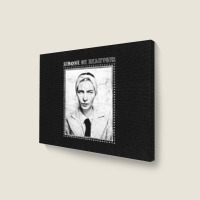 Simone De Beauvoir Faded Style Vintage Look Design Landscape Canvas Print | Artistshot