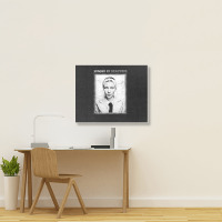 Simone De Beauvoir Faded Style Vintage Look Design Landscape Canvas Print | Artistshot