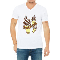 Ice Cream Cone V-neck Tee | Artistshot